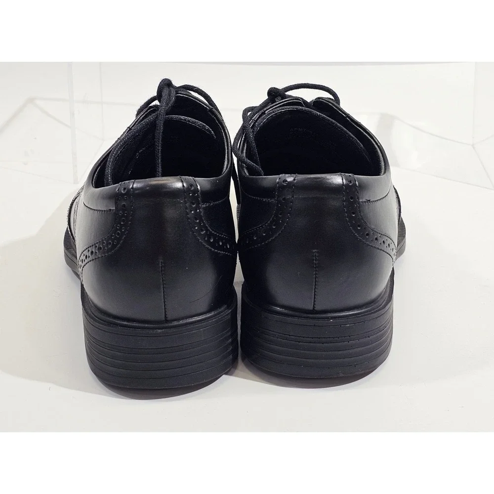 Rockport Wingtip Oxford Mens 8M Black Leather Waterproof Dress Shoes APM70011